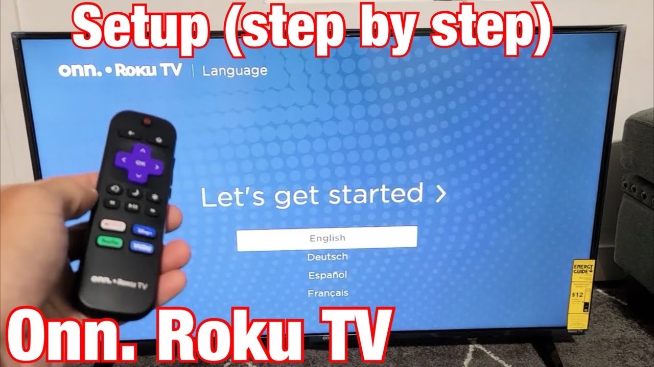 Onn. Roku TV: How to Setup (step by step from the beginning) - YouTube