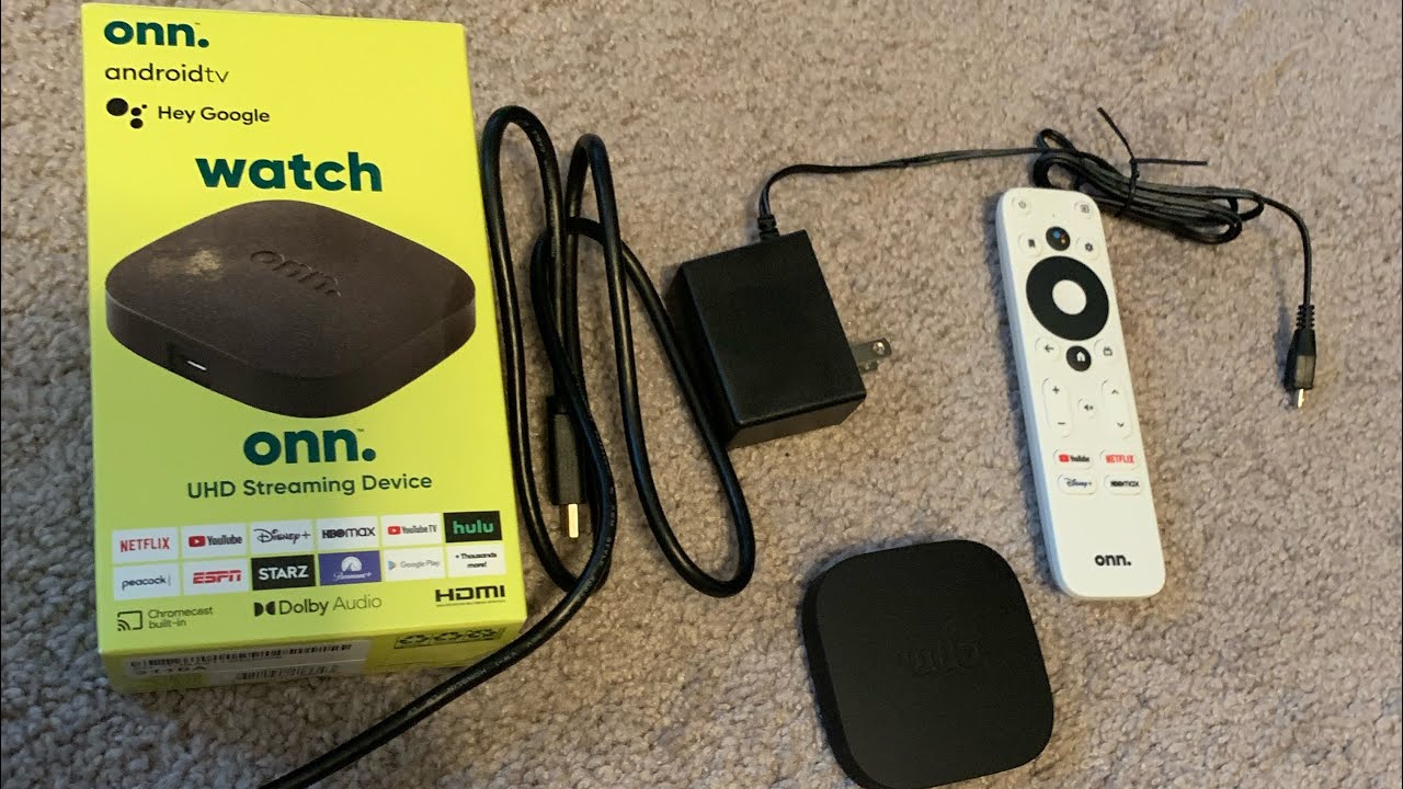 Onn Streaming Device Instructions