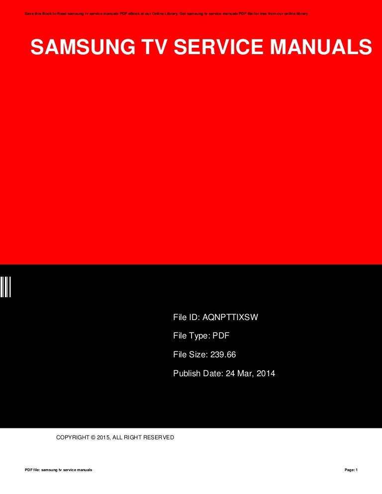 Samsung Tv Setup Manual